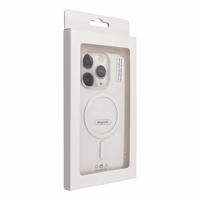 Drop Glue Krāsains Gredzens Magnētiskais Viedtālruņa apvalks saderīgs ar MagSafe IPHONE 15 PRO balts