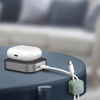 Uniq Pod pašlīmējošo kabeļu organizētāju komplekts, 8 gab., rozā / gaiši rozā