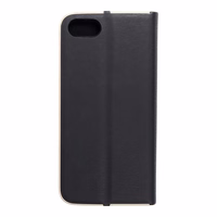 LUNA Book Gold viedtālruņa apvalks APPLE IPHONE 7 / 8 / SE 2020 / SE 2022 melns