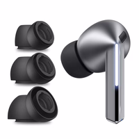 Tech-Protect ausu spilventiņi Samsung Galaxy Buds 3 Pro S / M / L izmēri - melni (3 gab.)