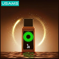 Kabelis USAMS U92 18W USB-C uz USB-A 1.2m oranžs