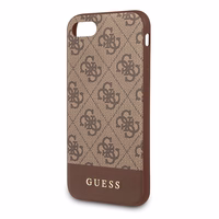 Guess 4G Stripe Collection viedtālruņa apvalks iPhone 7 / 8 / SE 2020 / SE 2022 - Brūns