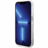 Hello Kitty IML kaķis uz ķieģeļiem grafiti viedtālruņa apvalks iPhone 14 Pro - balts