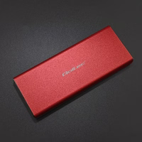 Qoltec 51831 Enclosure | M.2 SSD drive | SATA | NGFF| USB 3.0 | Super speed 5Gb/s | 2TB | sarkans