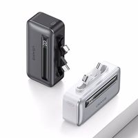 USAMS portatīvais lādētājs 4500mAh USB-C/Lightning 20W PD Fast Charge sudraba XB Series 4K5CD23302 (US-CD233)