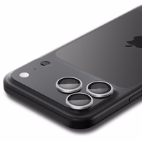 Spigen Optik Pro GLAS.TR „EZ FIT“ kameras vāciņš 2 gabalu komplekts iPhone 16 Pro / Max / 17 Pro / Max - sudraba