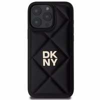 DKNY putuots Stack logotips iPhone 16 Pro apvalks melns
