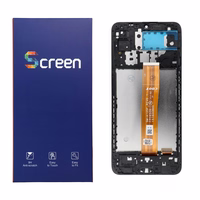 OG LCD displejs priekš SAMSUNG A12 A125F/U/W/M OEM ar rāmi