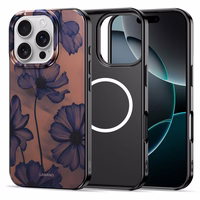 Tech-Protect Lamano MagSafe maciņš iPhone 16 Pro brūni violets