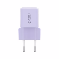 Tech-Protect NCM25 USB-C PD 25W sienas lādētājs - violets