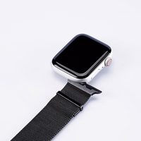 DUX DUCIS siksniņa MILANESE nerūsējošā tērauda magnētiskais Apple Watch 42 / 44 / 45 mm melna