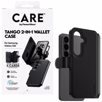 CARE by PanzerGlass Tango 2in1 Wallet maciņš Samsung Galaxy S26 - melns