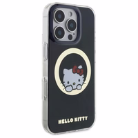 Hello Kitty IML Sweet Kitty Magnētiskais MagSafe apvalks iPhone 16 Pro Max - melns