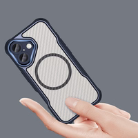 Leading Series MagSafe Silikoniskais apvalks iPhone 16 - zils