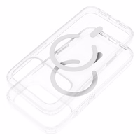 Maciņš priekš IPHONE 17 Air Forcell F-Protect Clear Hybrid Premium saderīgs ar Magsafe caurspīdīgs