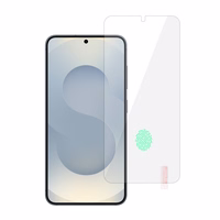 Aizsargstikls oranžs SAMSUNG GALAXY S25 (ar pirkstu nospiedumu atbloķēšanu)