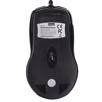 Activejet AMY-083 Mouse wired USB (optical; 1000 DPI; melns)