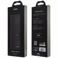 Siksniņa Audi Geometric Pattern Silicone Watch Strap priekš Apple Watch 44/45/46/49mm melns