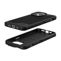 UAG Metropolis LT Magnētiskais viedtālruņa apvalks iPhone 15 Pro Max - melns kevlar