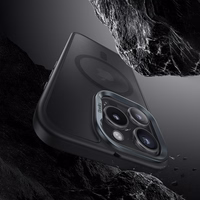 Benks Magnētiskais Mist viedtālruņa apvalks Metal Frame Iphone 16 Pro Max melns