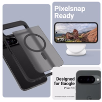 Crong Hybrid Matte Magnetic - MagSafe Google Pixel 10 maciņš (melns)
