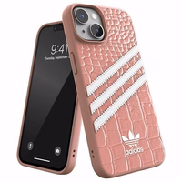 Adidas OR Samba Alligator iPhone 14 / 15 / 13 6.1" rozā-balts/mauve-balts 50199