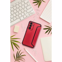 RAZOR grāmatas tipa viedtālruņa apvalks SAMSUNG A52 5G / A52 LTE (4G) / A52s 5G sarkans