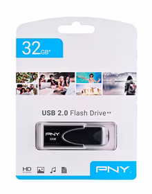 PNY Attaché 4 2.0 32GB USB flash drive USB Type-A melns