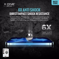 X-ONE Extreme Shock Eliminator 4th gen. (Matēta sērija) - iPhone 13 Pro Max/14 Plus