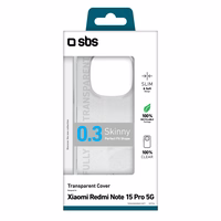 SBS Skinny Cover Xiaomi Redmi Note 15 Pro - caurspīdīgs