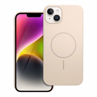 Glancēts magnētiskais apvalks, saderīgs ar MagSafe, IPHONE 14 PLUS balts