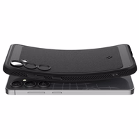 Spigen Rugged Armor viedtālruņa apvalks Samsung Galaxy S24 FE - melns