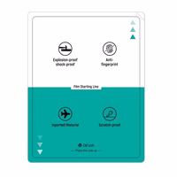 Devia Anticrash matt foil set for tablets for a cutting machine 10 pcs 22,5 x 32,5 cm