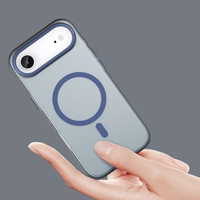 Magnētiski abrazīvs iPhone 17 Air apvalks saderīgs ar MagSafe - matētais zilais