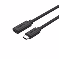UNITEK C14086BK USB cable USB 3.2 Gen 2 (3.1 Gen 2) 0.5 m USB C melns