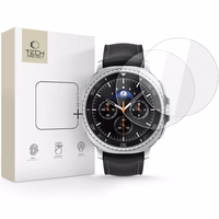 Tech-Protect Glass Fit+ 2 komplekti temperētu stiklu Samsung Galaxy Watch 8 Classic 46 mm - caurspīdīgs