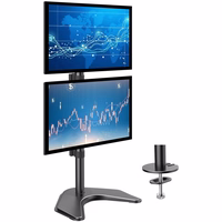 Techly ICA-LCD 2520V monitor mount / stand 68.6 cm (27") Desk Black