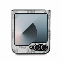 DKNY Checkered Pattern Printed Stripes Viedtālruņa apvalks Samsung Galaxy Z Flip 6 - beigs