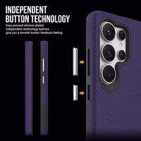 Perfekcionistu trīsstūra korpuss Samsung S918 S23 Ultra 5G violets