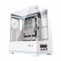 Darkflash DY450 datora korpuss bez ventilatoriem (balts)