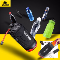 WILDMAN Velosipēda soma R1 ūdensizturīgs 1L bottle melns-sarkans