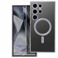 ELECTRO MAG COVER korpuss saderīgs ar MagSafe priekš SAMSUNG A37 sudraba krāsā