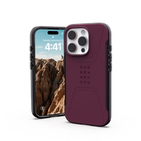 UAG Civilian Magsafe iPhone 16 Pro viedtālruņa apvalks – sarkans