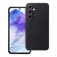 SILICONE MAG COVER viedtālruņa apvalks saderīgs ar Magnētisko SAMSUNG A55 melna