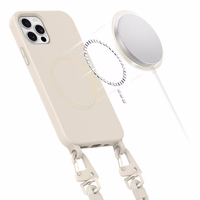 Tech-Protect MagNecklace Magnētiskais viedtālruņa apvalks iPhone 12 / 12 Pro - bēšs
