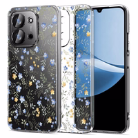 Tech-Protect FlexAir viedtālruņa apvalks Xiaomi Redmi 15C 173mm / Poco 85C 173mm - margrietiņas ar lapām