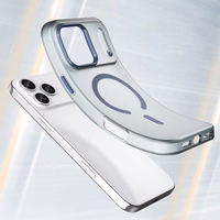 Magnētiski abrazīvs iPhone 17 Pro apvalks saderīgs ar MagSafe - matētais zilais