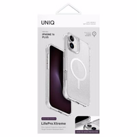 Uniq LifePro Xtreme Magnētiskais Uzlādes viedtālruņa apvalks iPhone 16 Plus - Caurspīdīgs