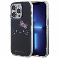 Hello Kitty IML Kitty Face Viedtālruņa apvalks (m) iPhone 15 Pro Max - melns (m)