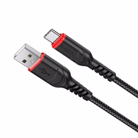 Kabelis USB A uz USB C Hoco QC 3A 1 m X59 melns